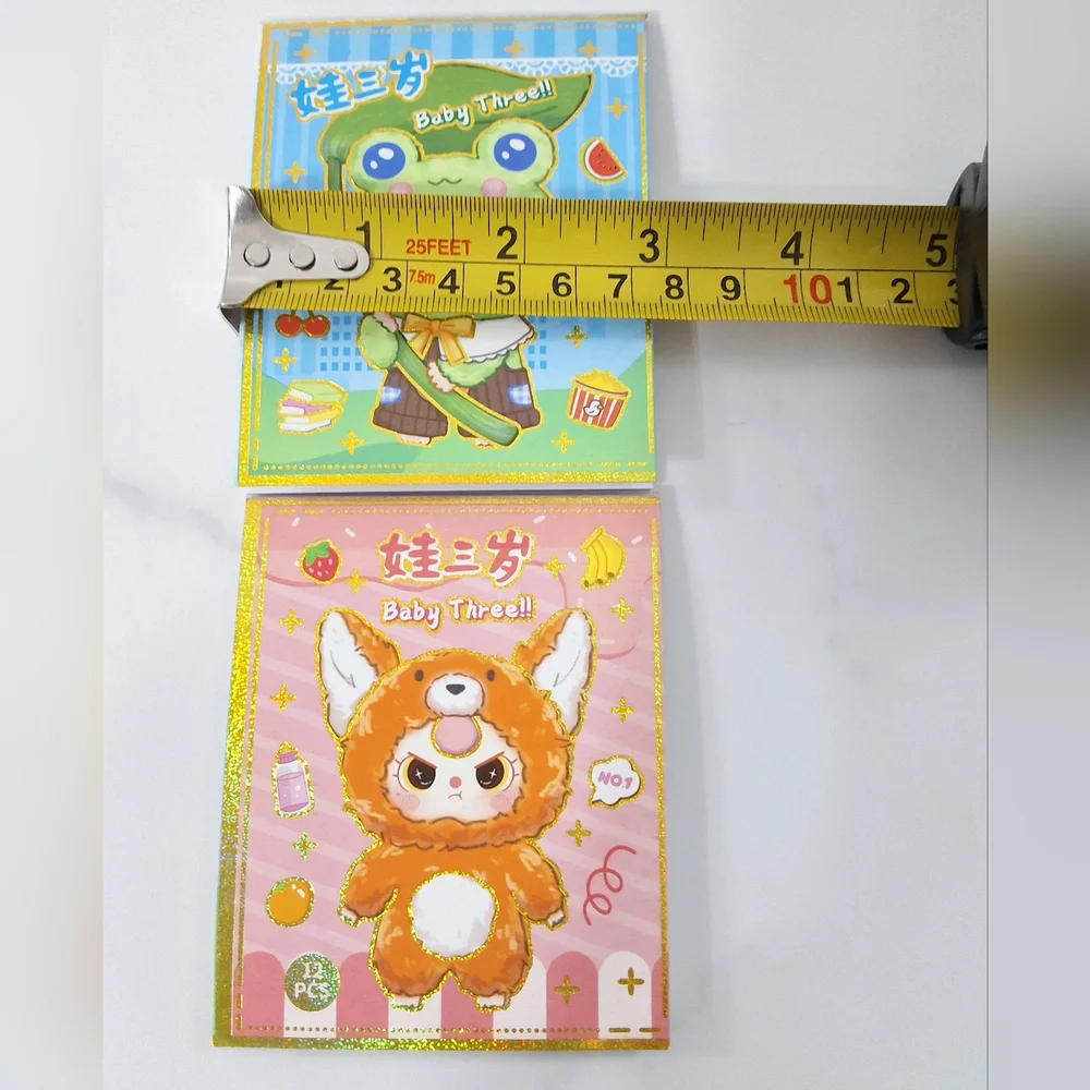 Baby Three Set of 2 Small Sticker Books, 12 Pages In Each Book, New